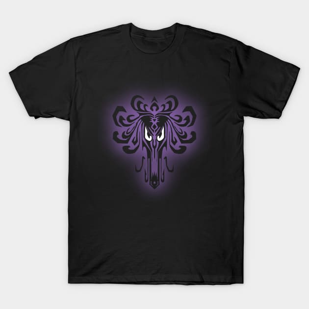 Haunted Mansion Wallpaper - Purple T-Shirt by PoppedCultureTees